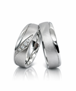 Perry Orvosi acél Jegygyűrű, Karikagyűrű (Párban)