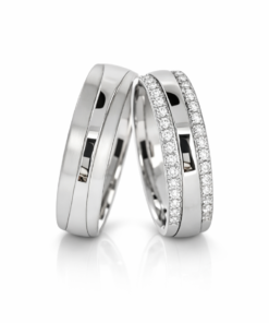 Tavasz Orvosi acél  Jegygyűrű, Karikagyűrű (Párban)